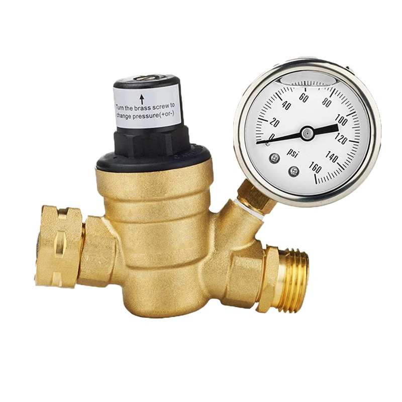 Union Adjustable Low Lead Brass Pressure Reducing Valve