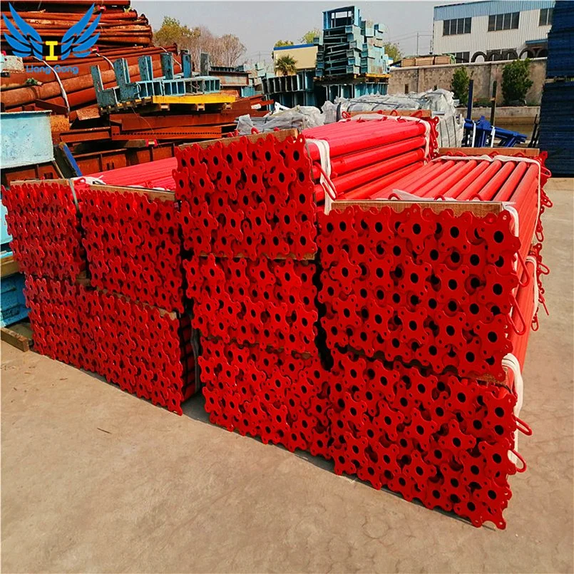 Shoring System for Formwork Construction Pipe Support Steel Prop Scaffolding Prop