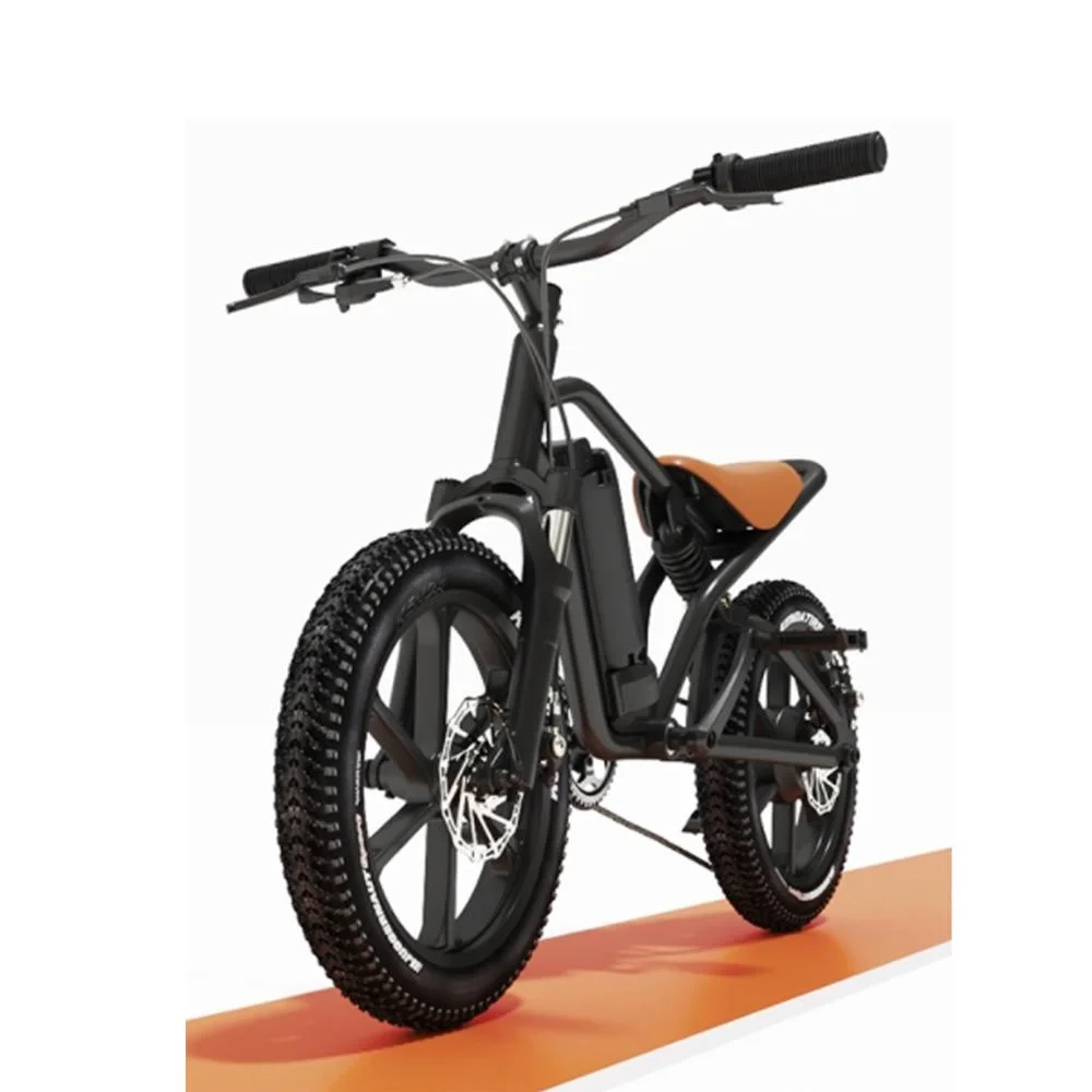 Elesmart Manufacture 16" 24V 10ah Electric Vintage Mountain Ebike CT16A Electric Bicycle 20km/H Child Electric Bicycle Bike