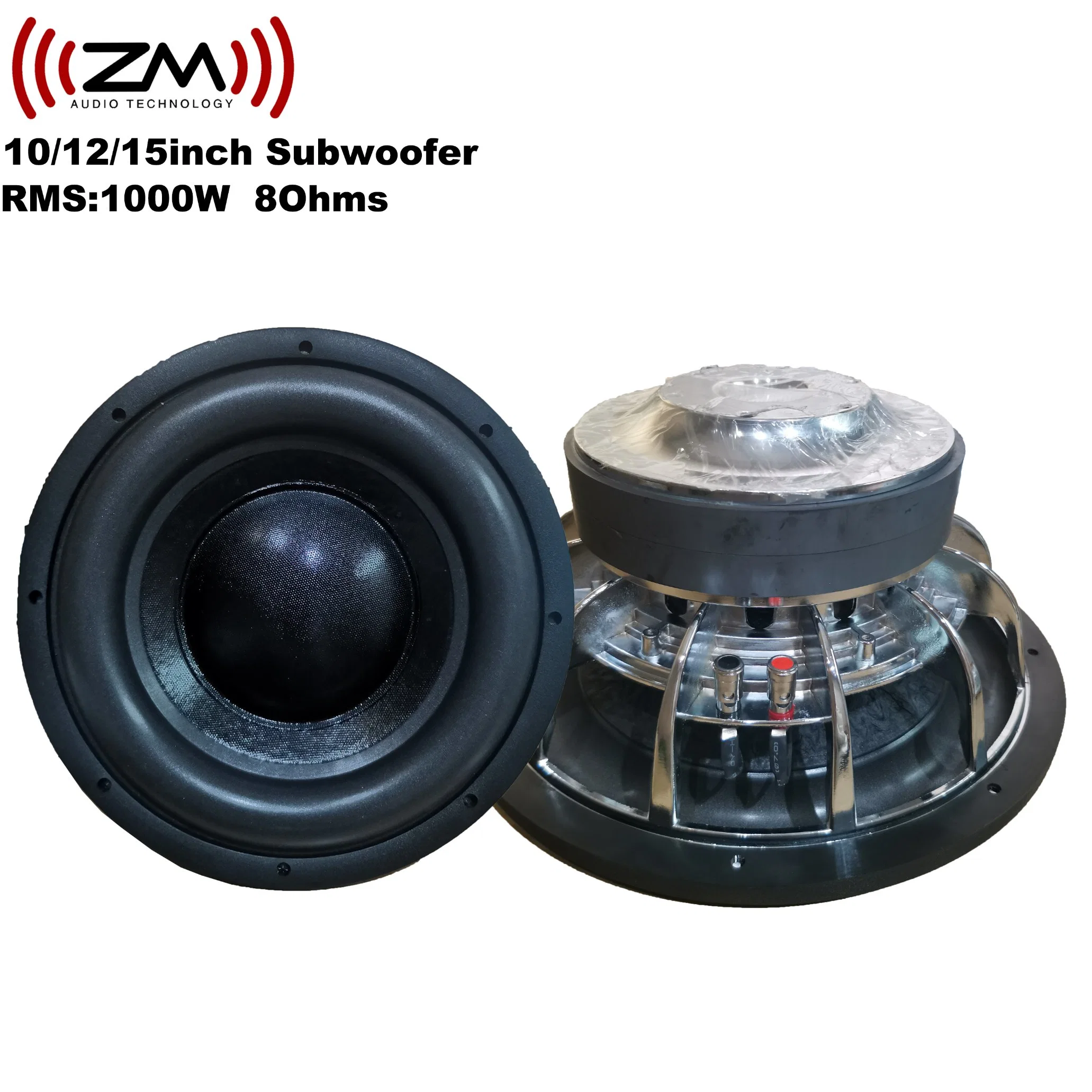 Subwoofer altavoz portátil coche Subwoofer de 12"