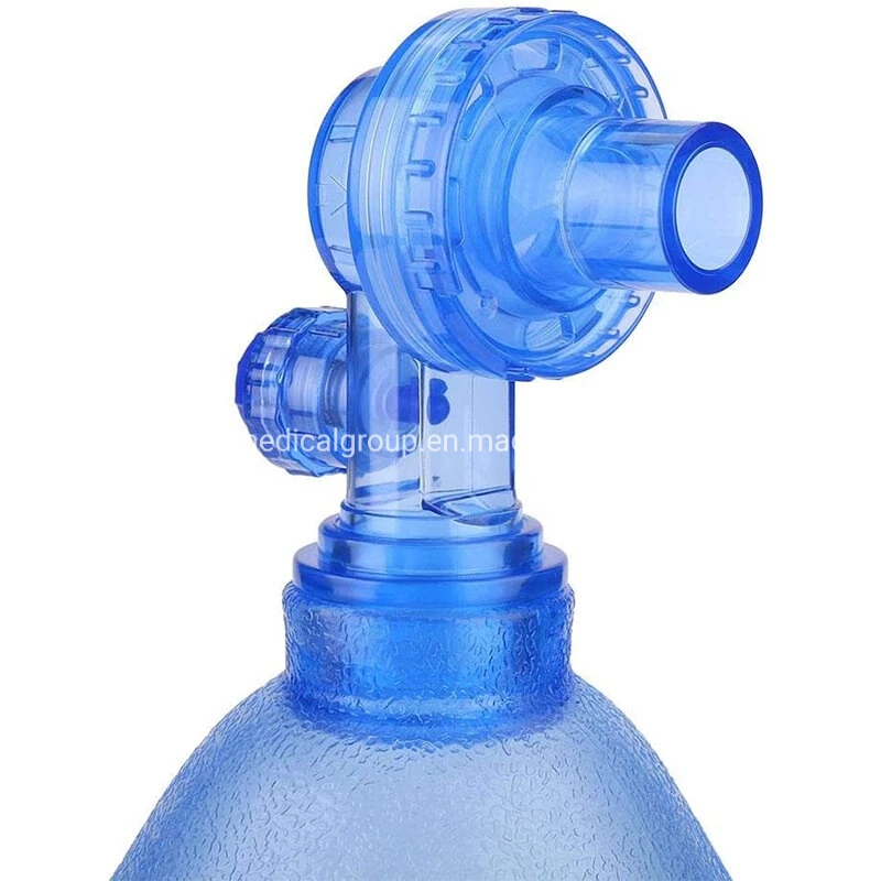 Médico Reusable Pediátrico Siliconepvc Resuscitator Ambu adultos Manual de Bolsa de Equipo Médico Hospital Productos