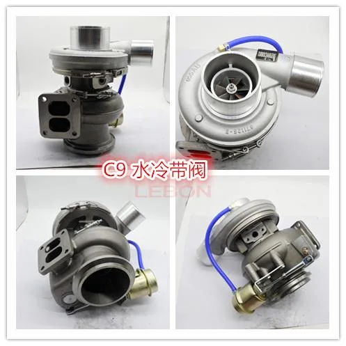 Factory Price Engine Parts Turbo C9 Water Cooling with Valve Turbocharger for Excavator Spare Parts