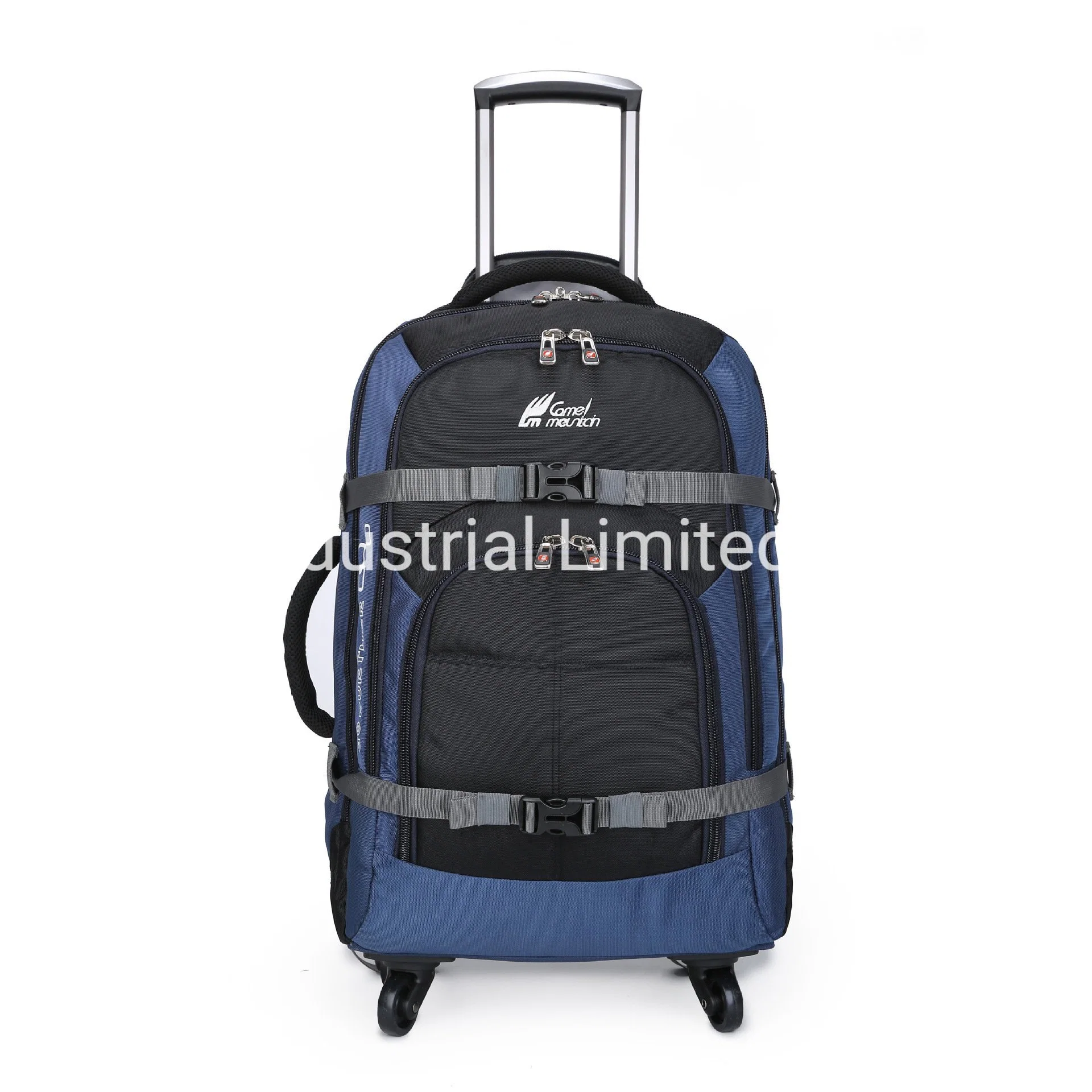 22" Polyester Luggage Travel Trolley Bag