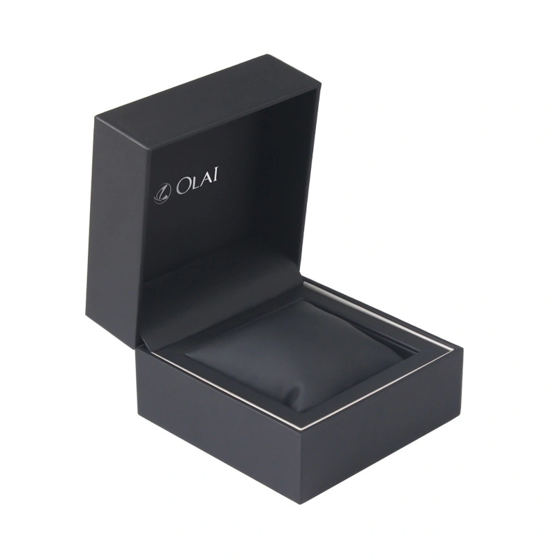 High quality/High cost performance Blue Square PU Packaging Box Gift Watch Packing Box with Custom Logo