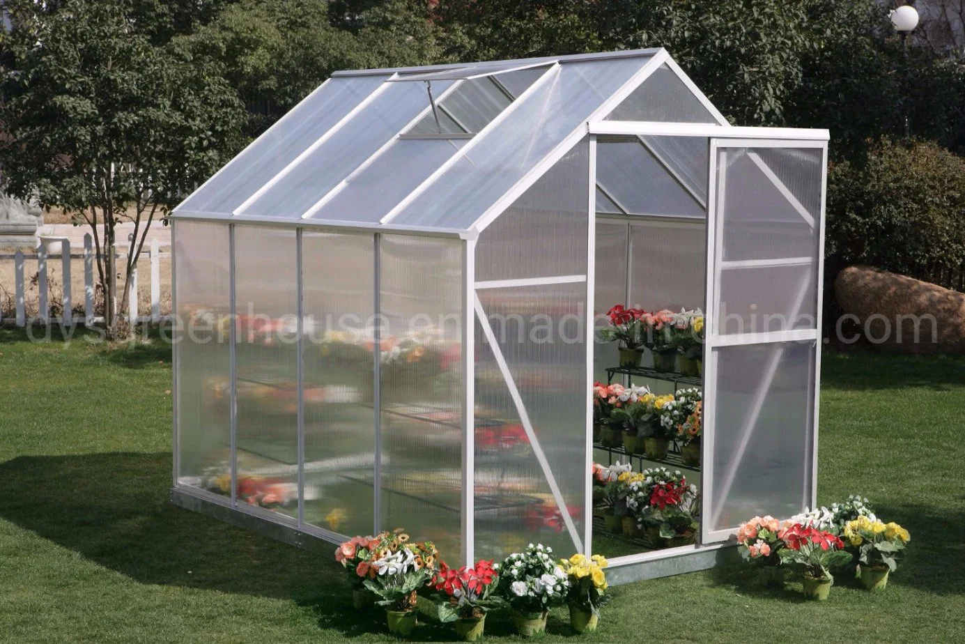 Farm Equipment with Polycarbonate Greenhouse (RDGA0608-4mm)