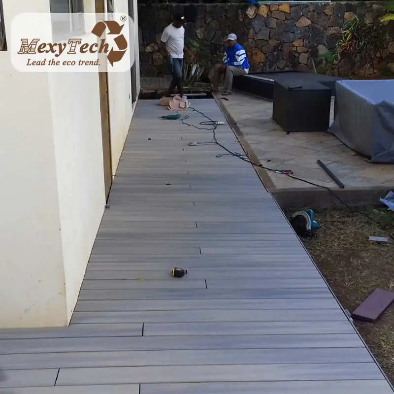 Le WPC Decking Soild Mexytech/WPC/bois Composite Decking tablier en plastique