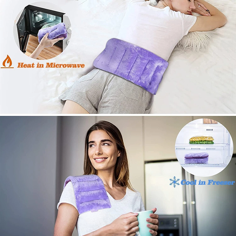 Heating Pad Microwavable Moist Heat Therapy Warm Compress Pad for Back Pain Relief