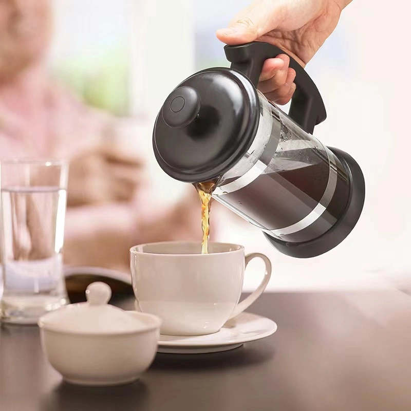 High Temperature Resistant Borosilicate Coffee Filter Pot French Press Coffee Maker