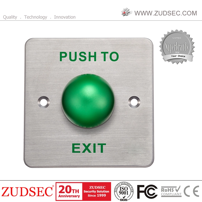 Waterproof IP68 Stainless Steel Piezoelectric Exit Touch Button Switch