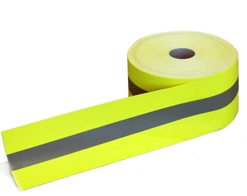 Flame Retardant Fabric Sewing on Fireproof Safety Clothing Warning Tape