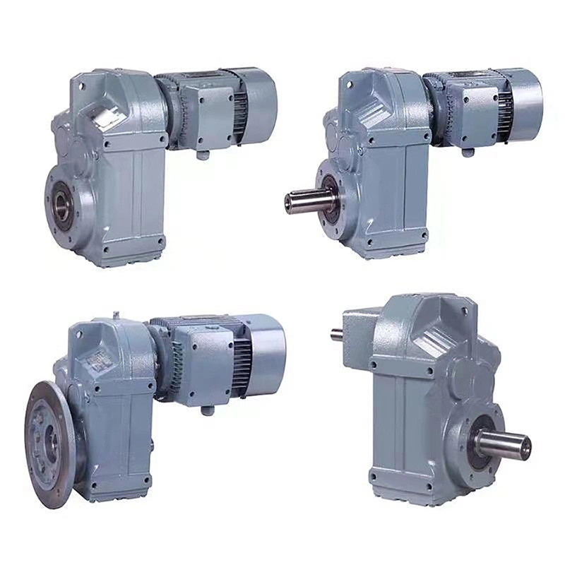 F Series Parallel Shaft Gearbox F127 Helical Gear Reducer Motor