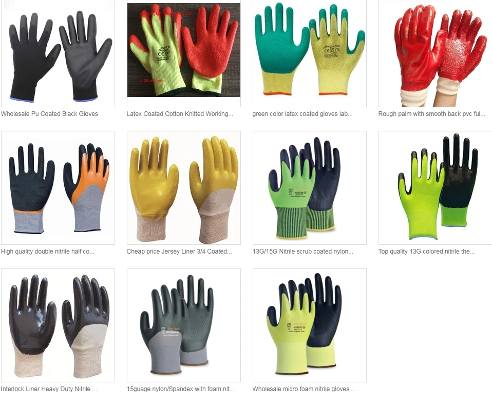 Hot Sale Nylon Industrial Knitted Working Safety Cotton Gloves