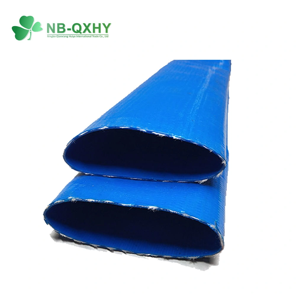 High Quality Blue Water Delivery Hose PVC Layflat Hose for Agriculture Mine Industry