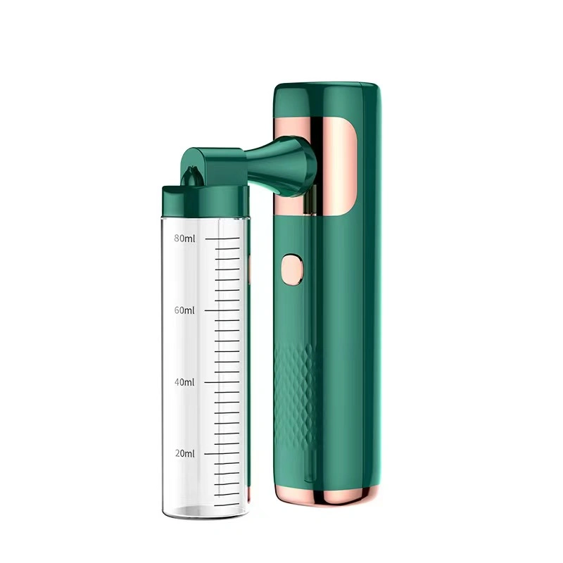 80ml Water Gun Face Oxygentherapy Infusion Nano Device Portable Facial Mist High Pressure Water Oxygen Injection Instrument