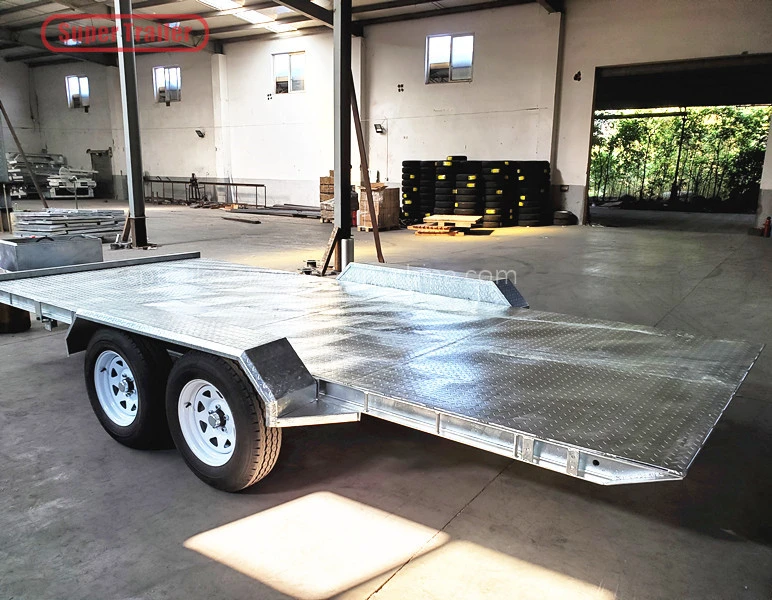 Australia Standard Flat Deck Car Trailer with High quality/High cost performance 