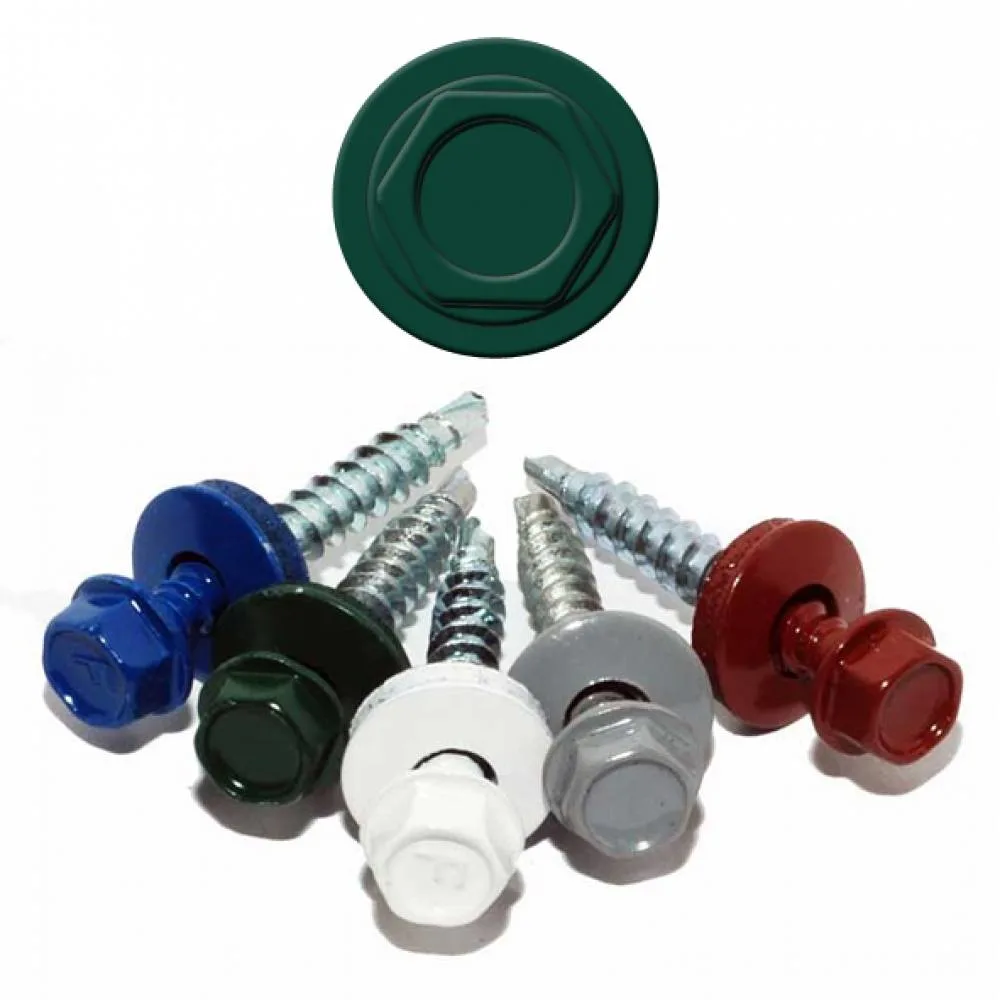 Painted Hex Head Self Drilling Roofing Tek Screw for Metal