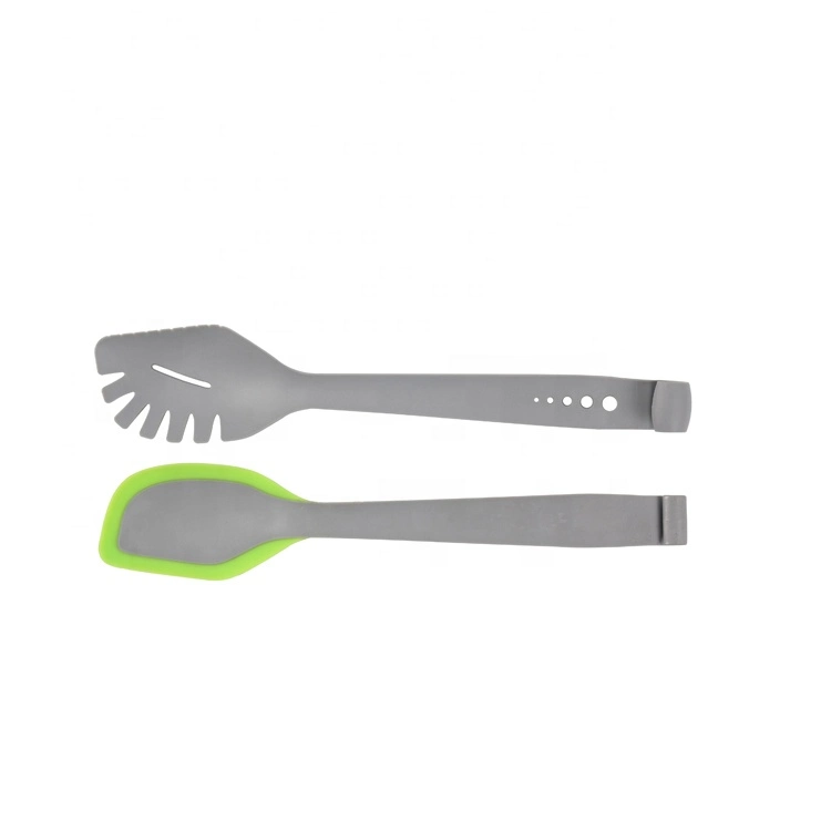 Heat Resistant Tight Corners Silicone Spatula Spoon Tongs