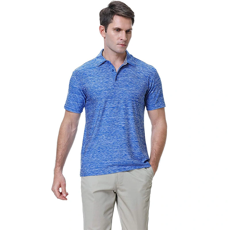 Campos de Golf de camisas para hombres Dry Fit Short-Sleeve Polo Athletic Collared Casual camiseta
