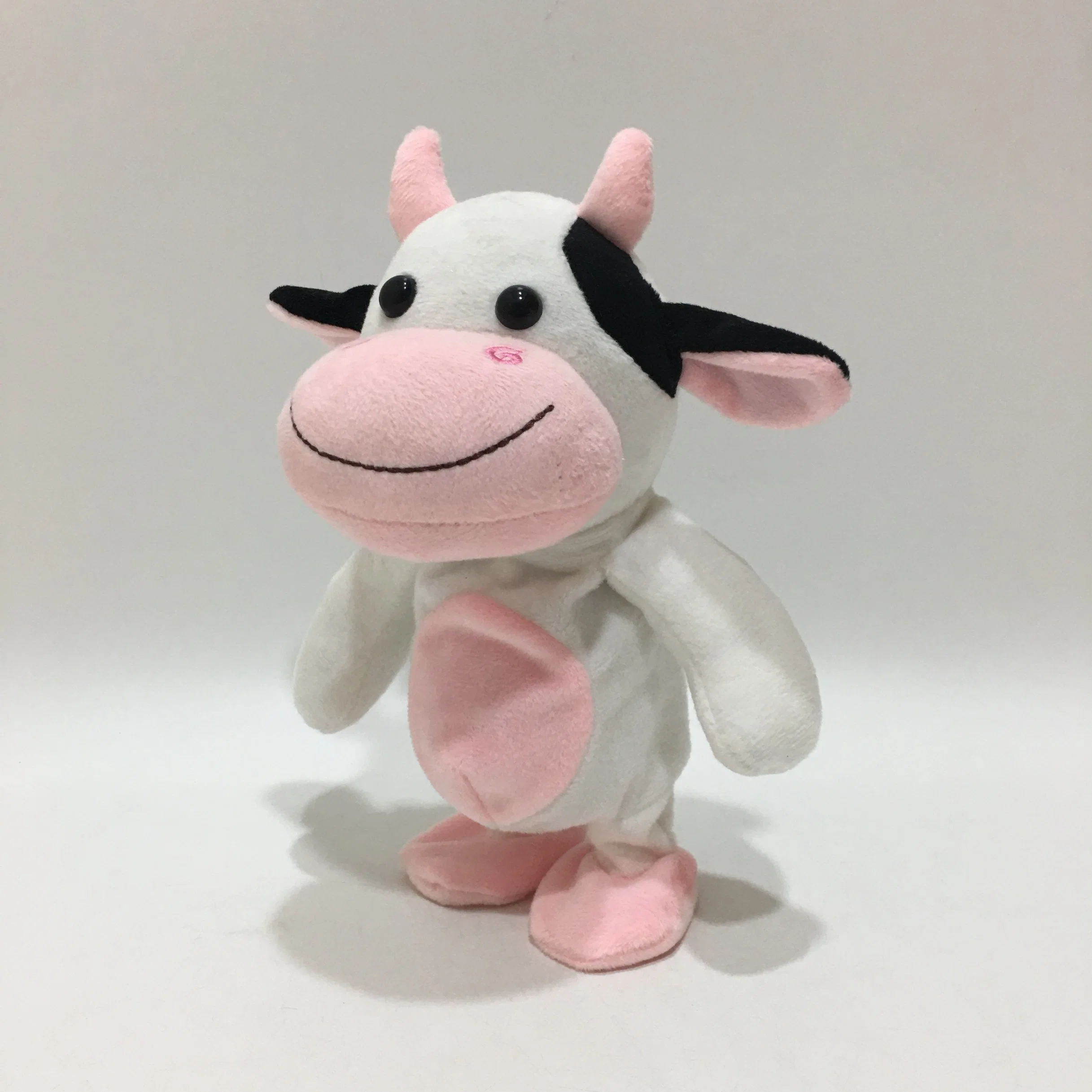 OEM Customize Cow Voice Recording & Repeating and Walking Plush Toy