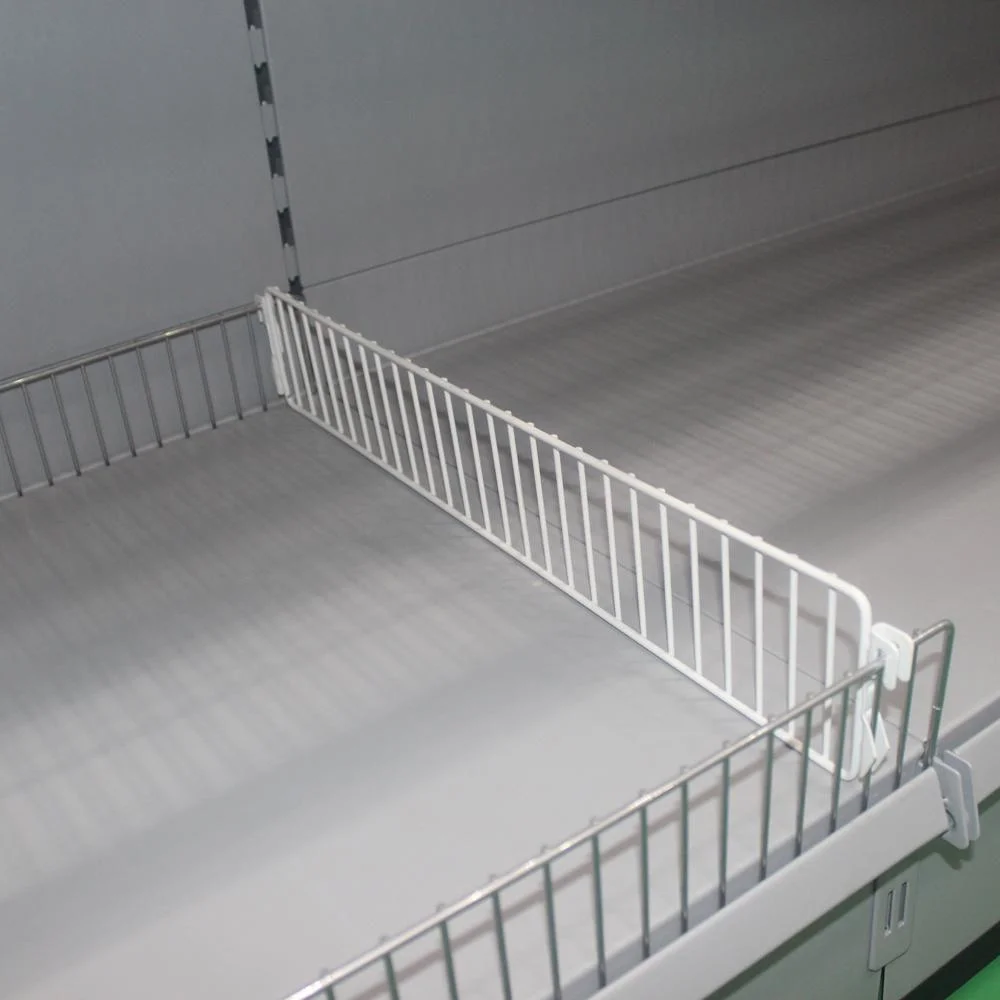 Estantería de exhibición de estantes de metal resistente de diseño personalizado para almacenamiento en supermercados