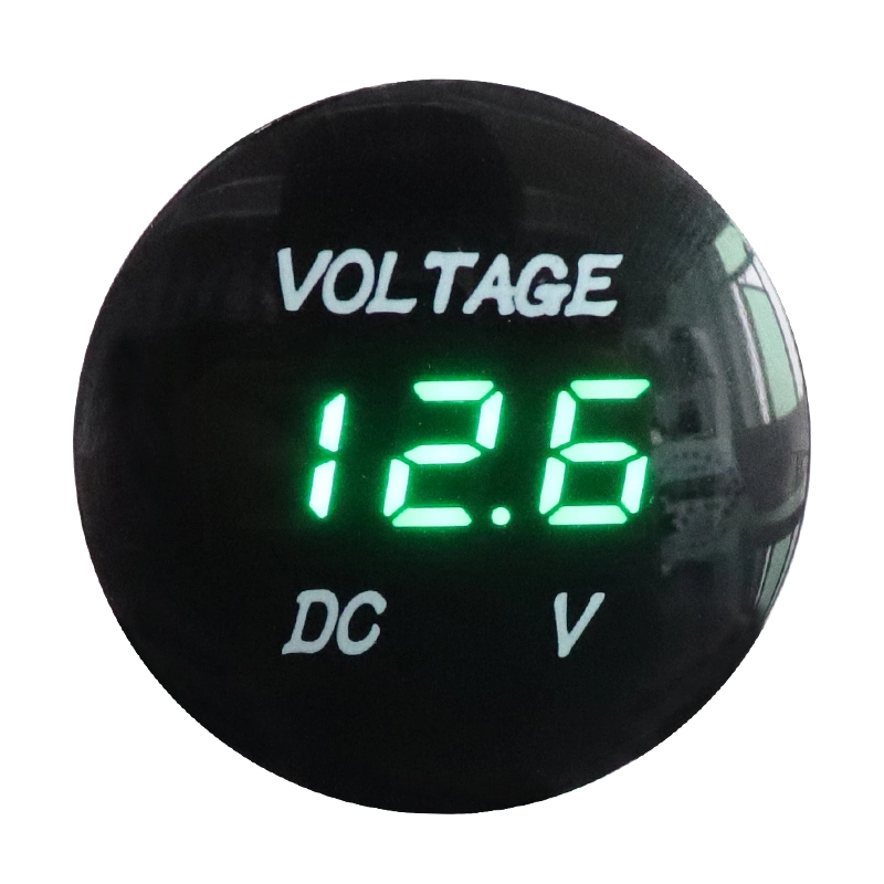 IP66 DC12V Meter LED Digital Display Waterproof Voltmeter Voltage Meter Gauge with Terminals for Car Automobiles