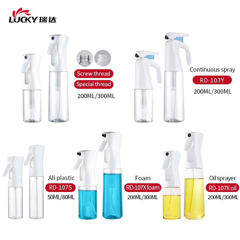 500ml Alchohol Plastic Water Sprayer Bottle Reusable Fine Mist Continuous Spray Bottle