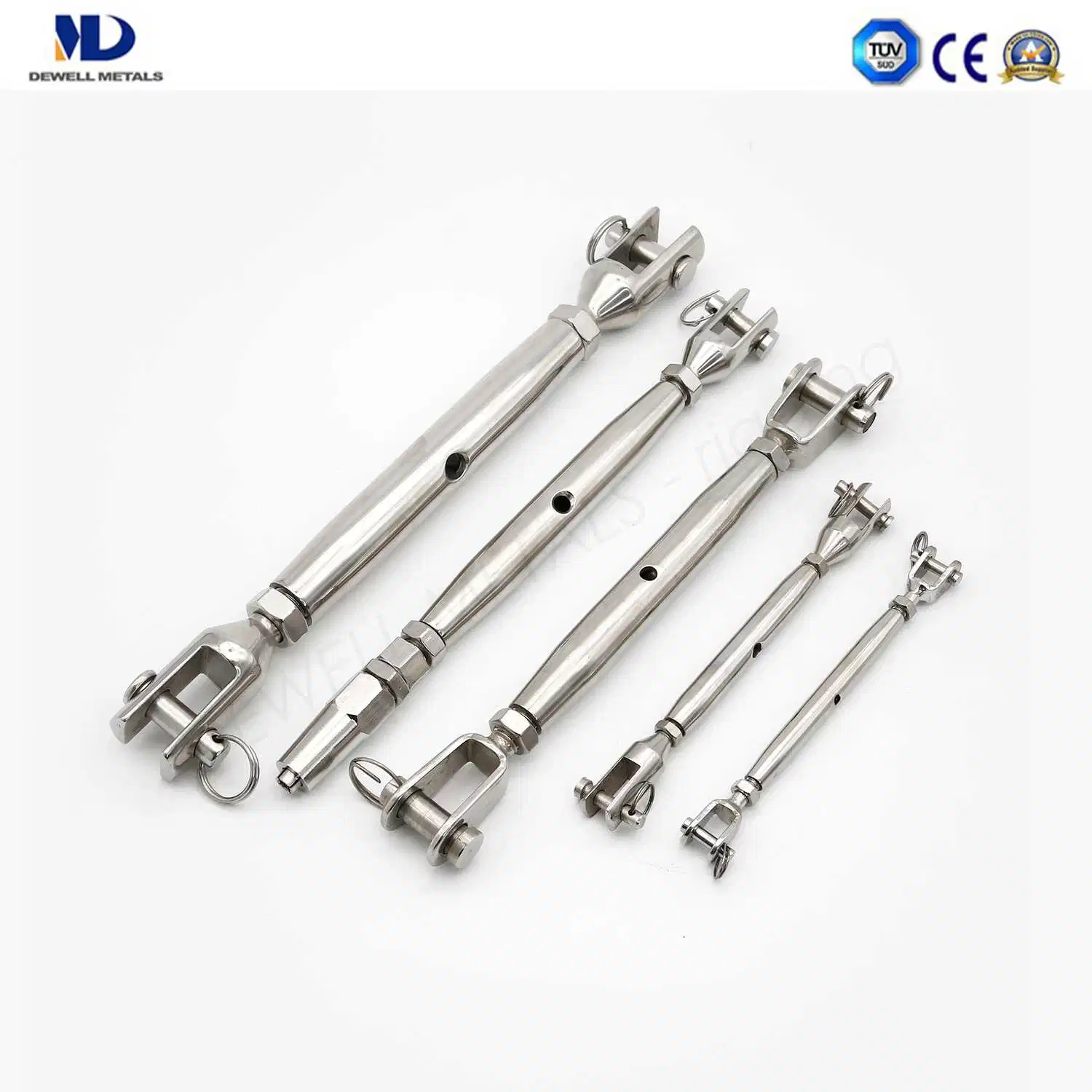 AISI316 and AISI304 Stainless Steel Eye and Eye European Type Turnbuckle