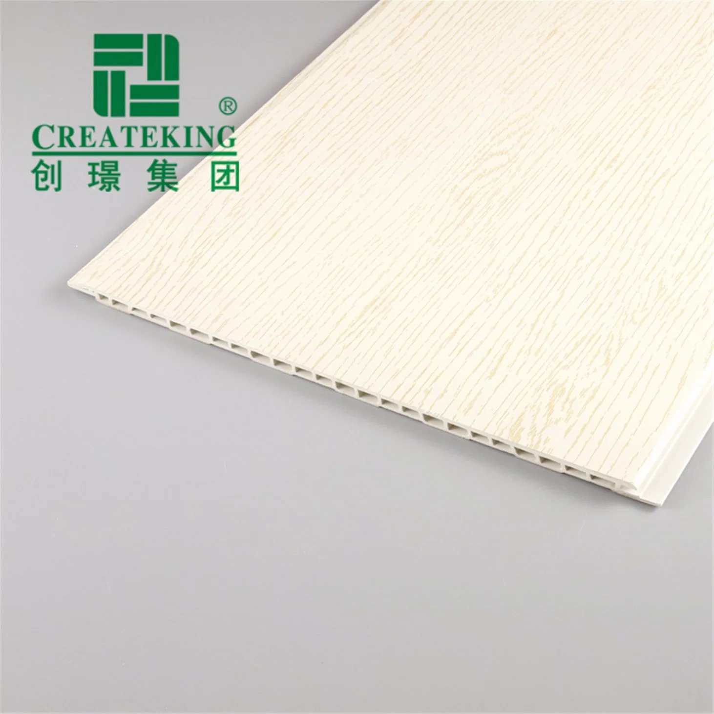 Foshan Proveedor Venta caliente Panel de pared de techo PVC de grano de Madera Para decoración