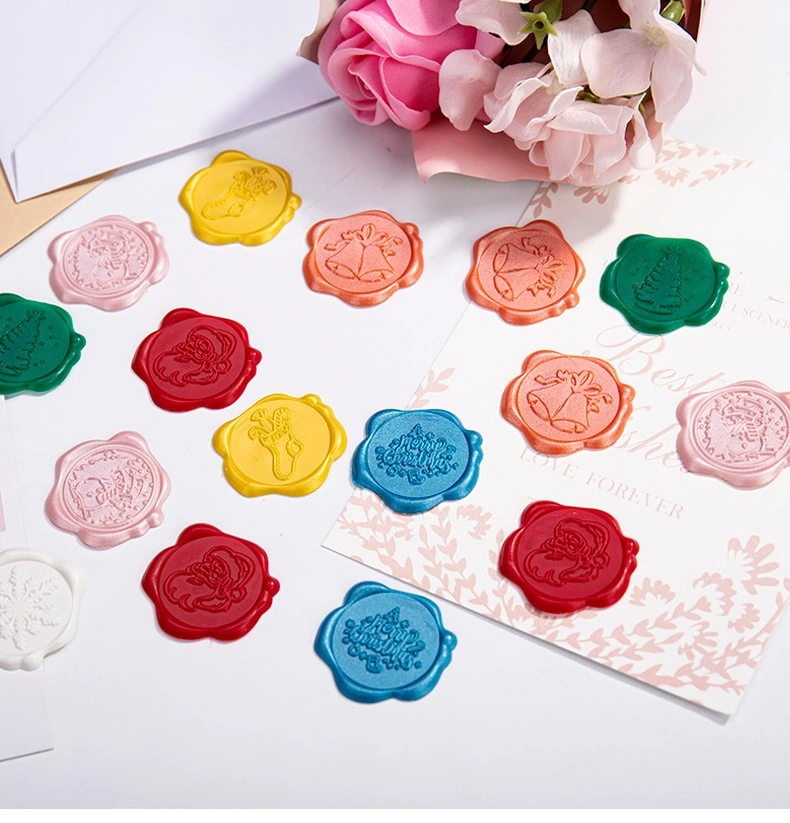 Eco Friendly Custom 3D Wax Seal Sticker Wedding Cute Wax Seal Sticker