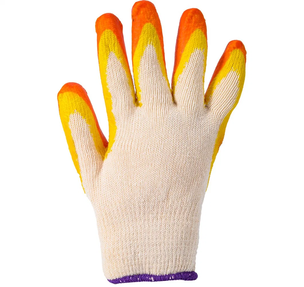 Rubber Crinkle Coated Labor Protective Construction Industrial Safety Work Gloves