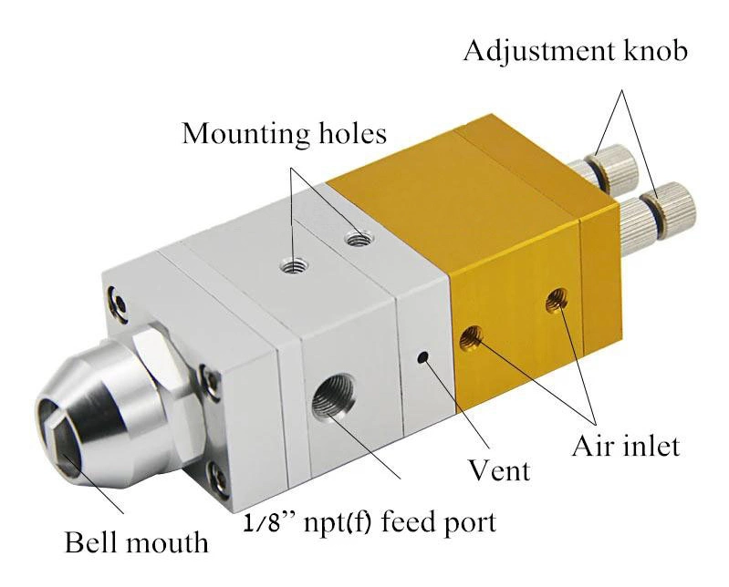 Fluid Dispenser Robot Valve Parts Glue Dispensing Robotic Valve Accessories