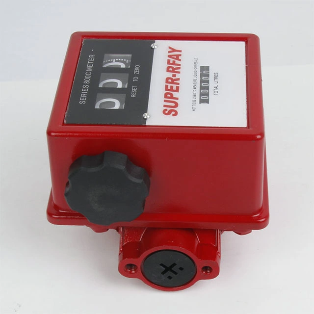 1 Inch 100lpm 3 Digits Display Mechanical Diesel Fuel Flow Meter