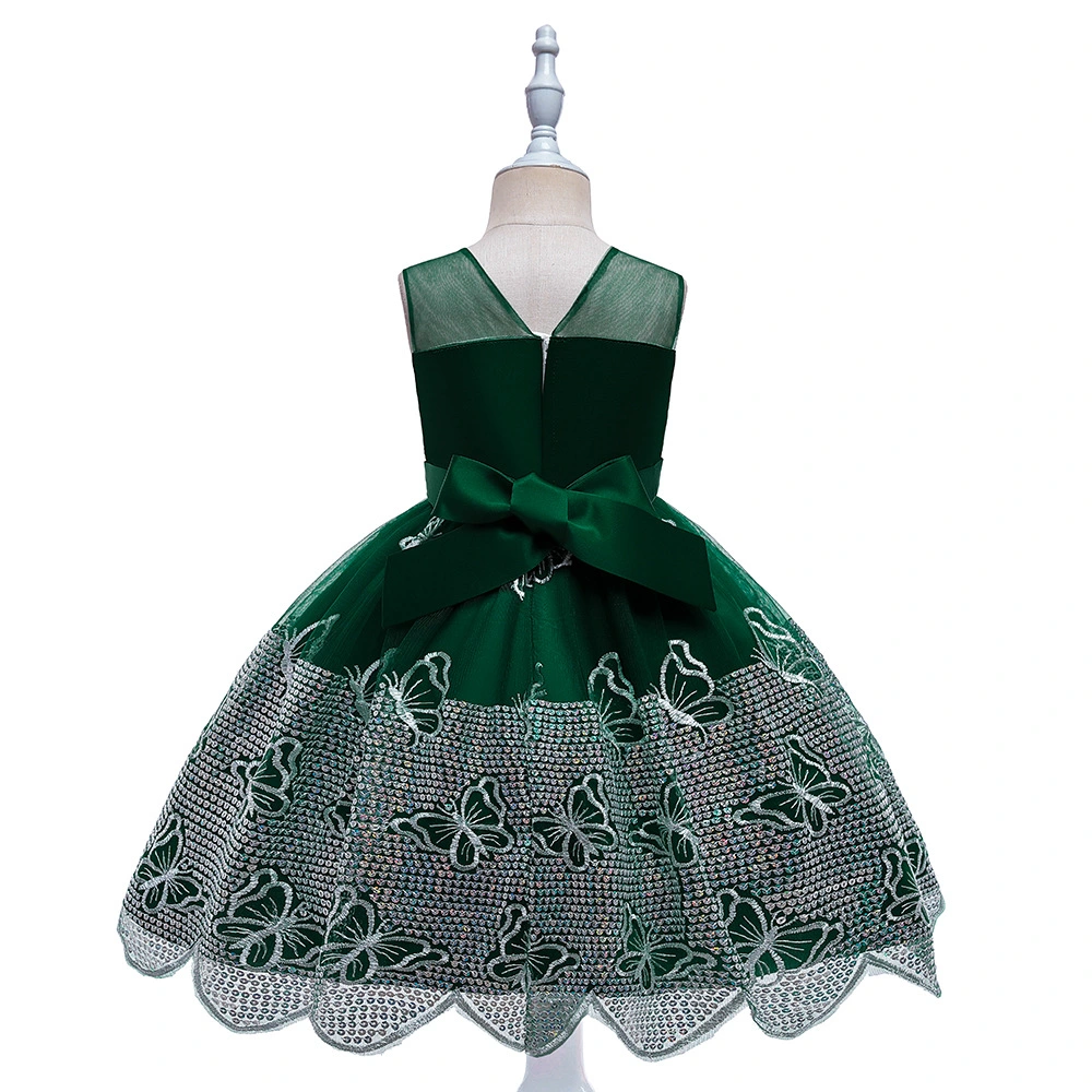 Großhandel Baby Mädchen Kleidung Ballkleid Prinzessin Kleid Kleinkind Formell Geburtstag Ärmellos Kinderkleid für Kinder Mädchen