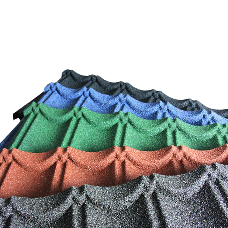 Roman Style Aluminum Zinc Purple Late Material Color Roofing Tiles Painted Metal Clay Roofing Sheets