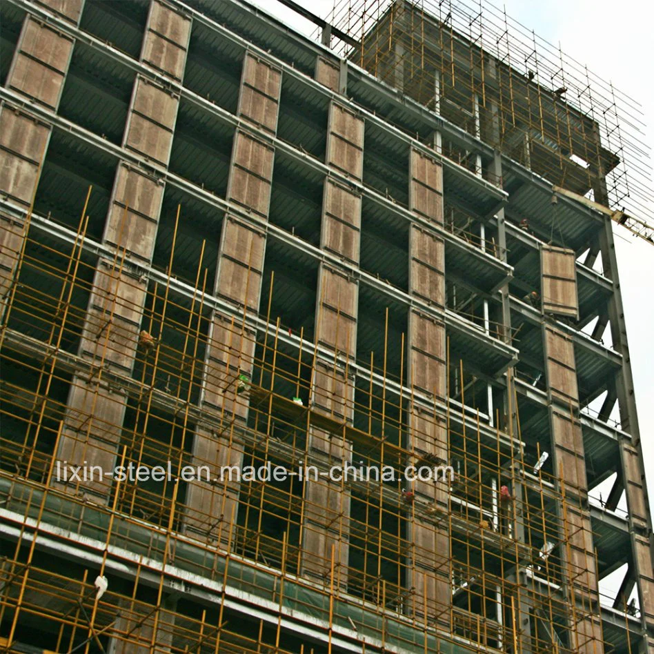Construction de structure en acier pour hôtel préfabriqué à ossature de bâtiment de grande hauteur.