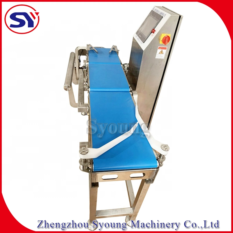 Food Grade Check Weigher Scale Conveyor Weighing System for Selecting Unqualified Products