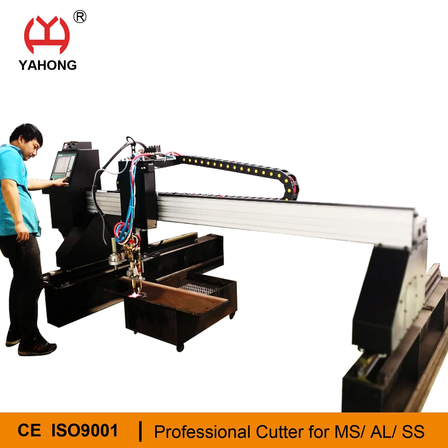 Medium Gantry CNC Oxygen Fuel Plasma Cutting Machine for Ms Ss Al with Good Service