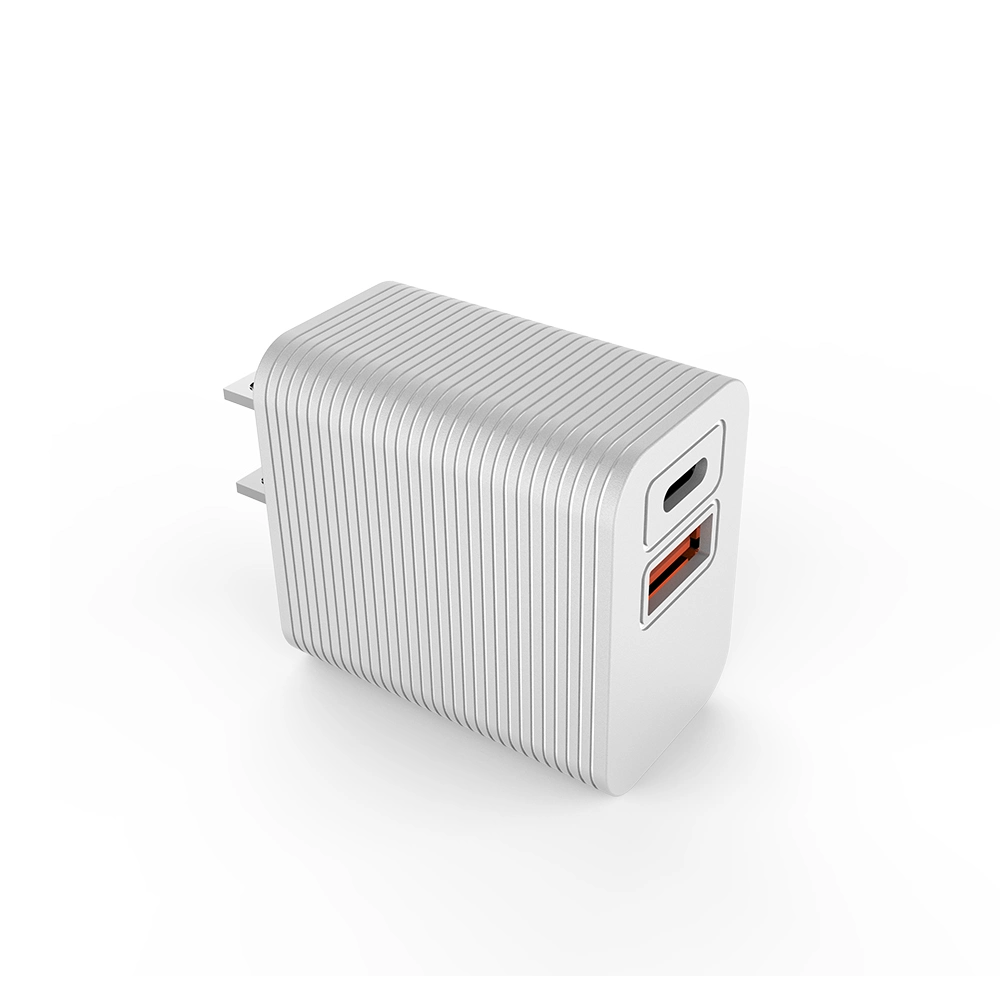 Pd20W Super Charge Dual Port USB QC3.0 USB-C Wall Charger