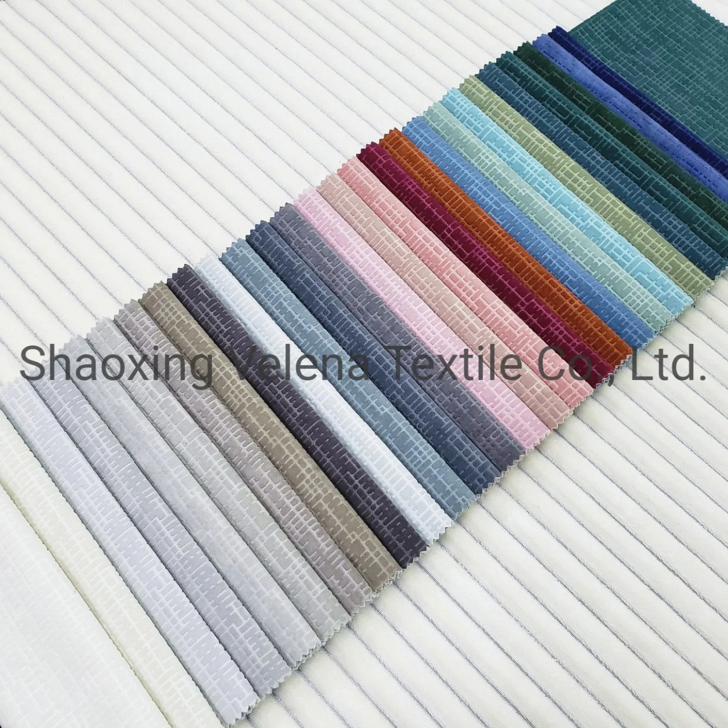 2021 New Arrival Polyester Pearl Cashmere with Embossed Textile Upholstery Furniture Fabrics and Garment