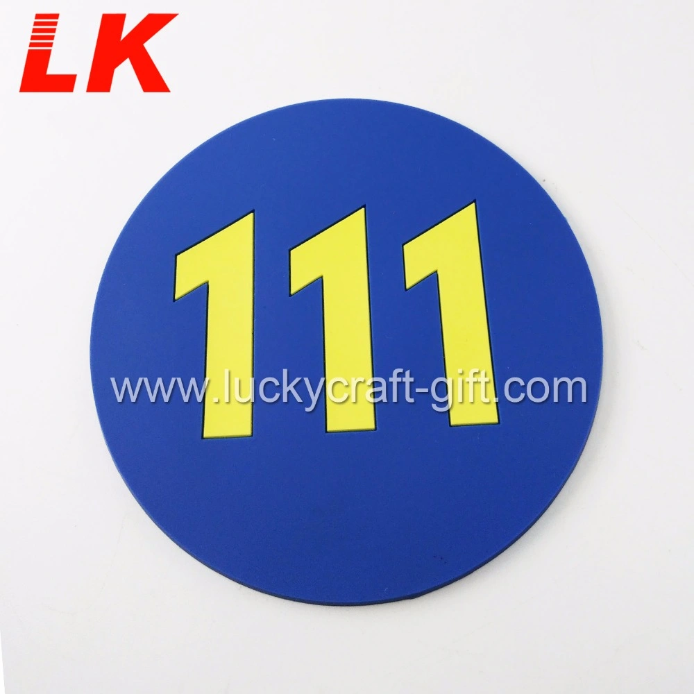 Best Quality Custom Soft PVC Ribber Drink Coaster for Sales