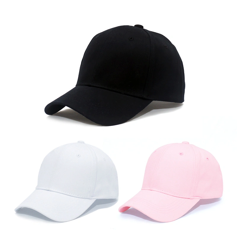 Gorras de béisbol en blanco personalizados 100% Algodón Deportes sombreros