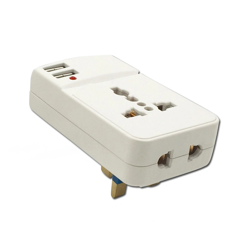 USB-Ladegerät, Multi-Socket With13A-Steckeradapter