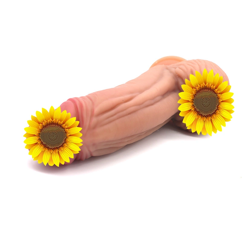 9.84"Realistic Dildo Feels Like Skin, Soft Silicone Huge Penis with Strong Suction Cup, Dildo with Balls Lifelike Fake Penis, Stimulated Sex Toy for Women