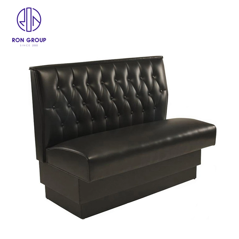 Wholesale/Supplier Leather Leisure Sofa Fast Food Pizza Booth Restaurant Modern Furniture Hotel Coffee Shop