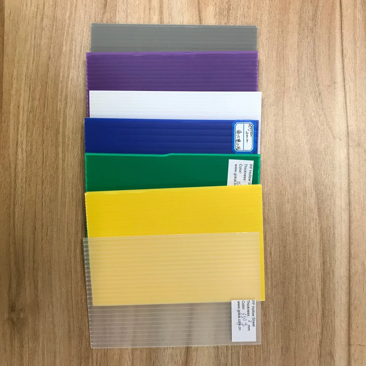 OEM&ODM Corrugated Plastic Honeycomb Panel PP Hollow Sheet Coroplast