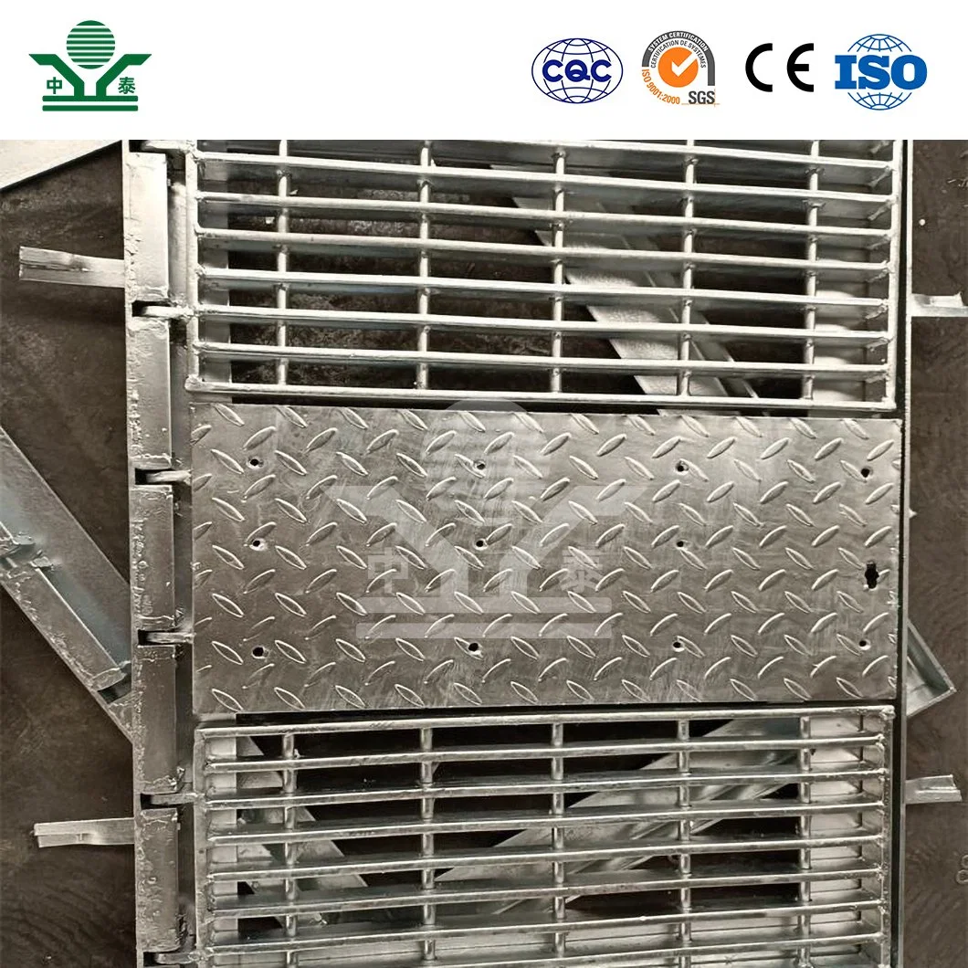 Zhongtai Drainage Channel Grate 8 Inches China Manufacturing Trench Drain Grates 1 Inch X 3/16 Inch Steel Grating Mesh