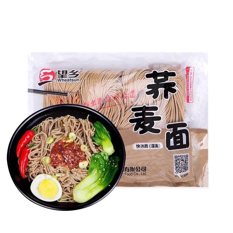 Wheatsun Noodles frescos Soba Noodles Alimentos saludables Harina de trigo sarraceno Venta caliente Fideos instantáneos