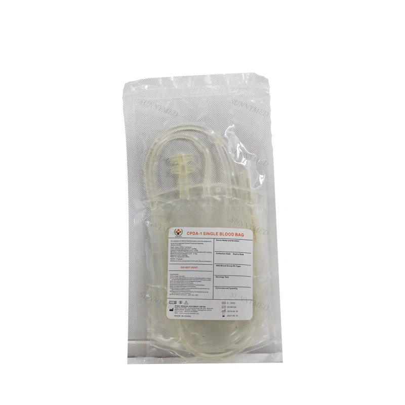 Sy-L105 Medical Supply Cpda-1 Einweg sterile Blutbeutel für Blut Transfusion