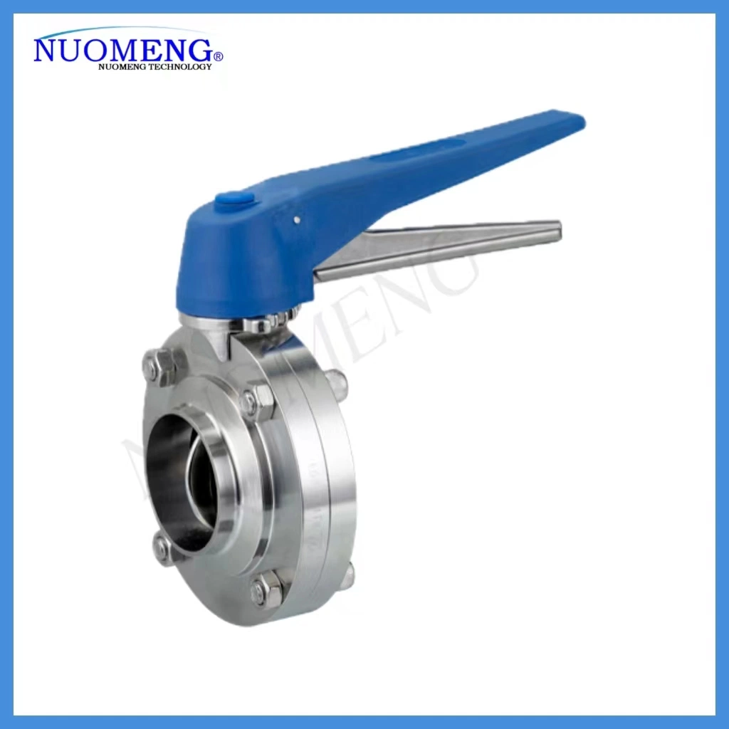 Sanitary Stainless Steel SS304/316L Manual Welded Pulling Handle/Multi-Position Butterfly Valve &Ball Valve&Pipe Fitting