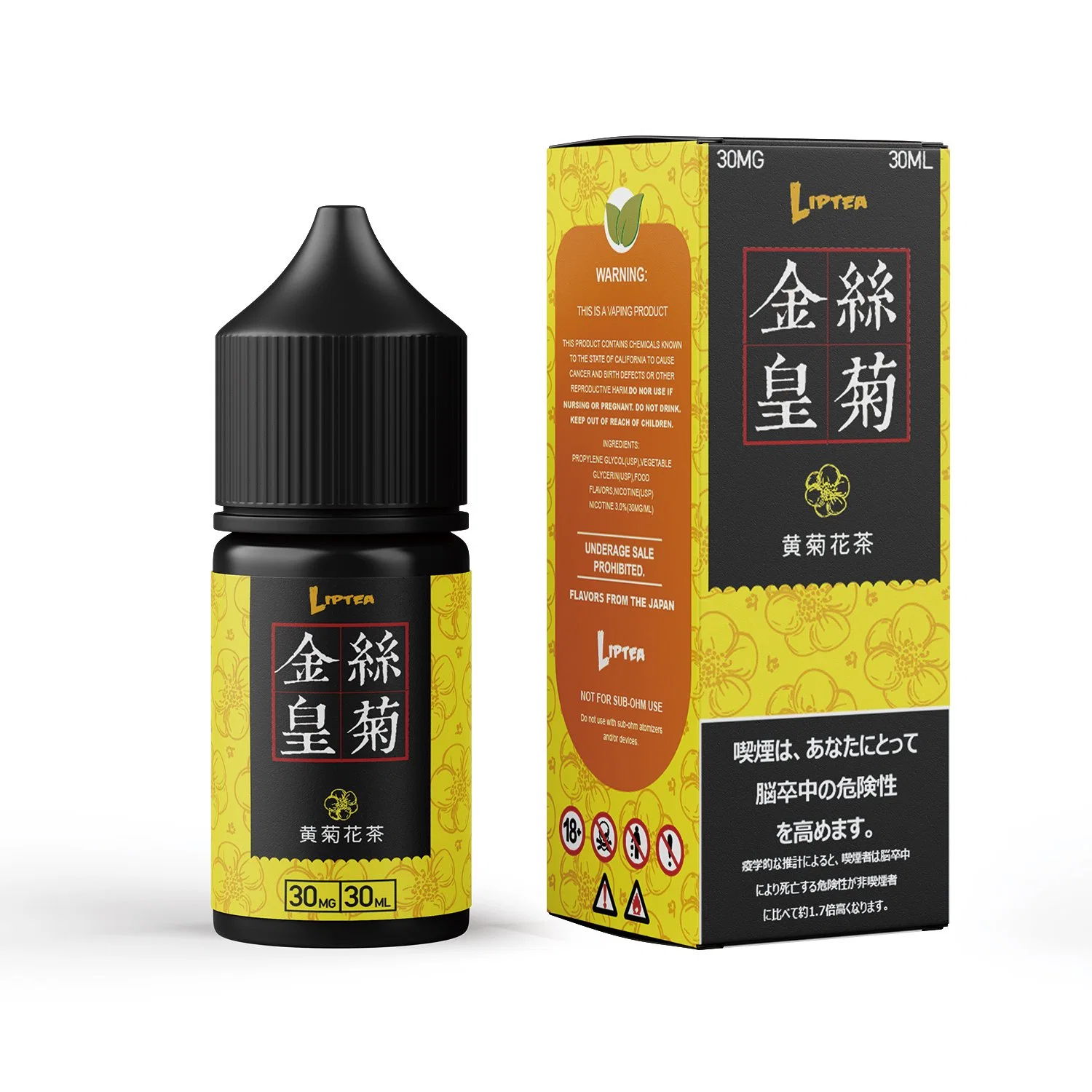 Liptea The Latest E Liquid E Juice for E Vape E Cigarette OEM/ODM Acceptable